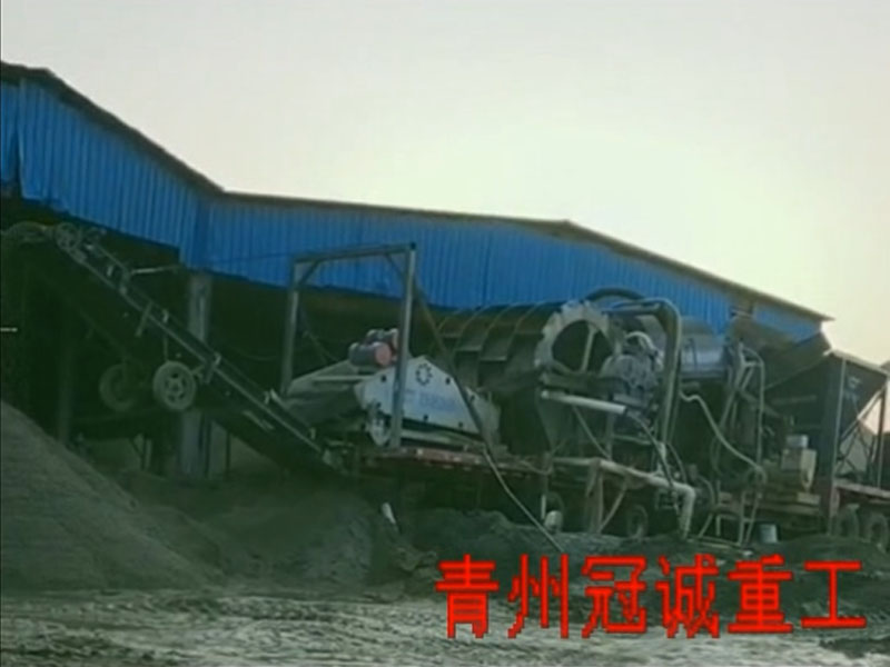 石粉洗沙機-洗石粉設備移動式還是固定式好?移動石粉洗砂機價格