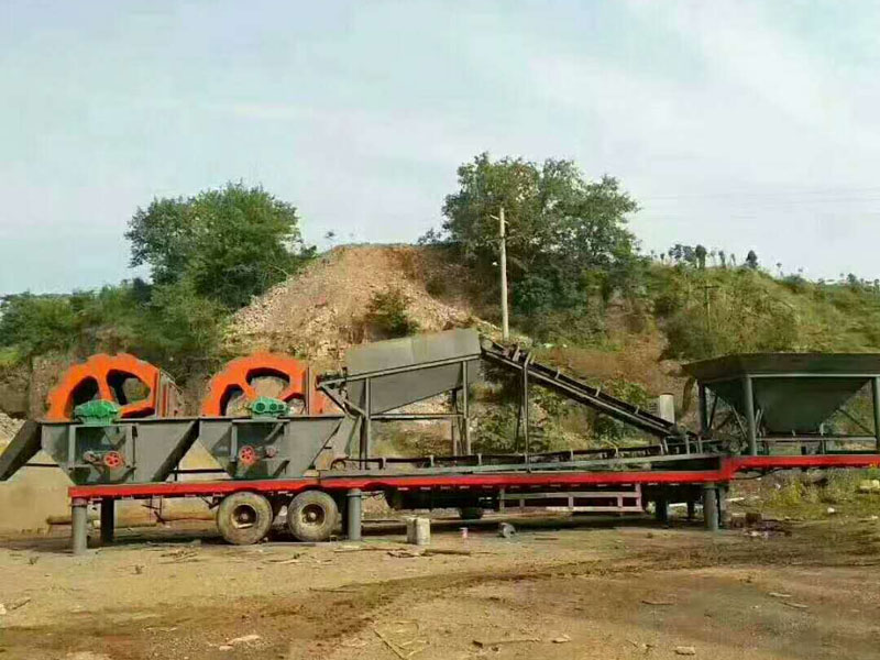 車(chē)載組合式移動(dòng)洗沙機(jī)